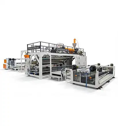 Extrusion Coating Tarpaulin Lamination Line | Heaven Extrusions