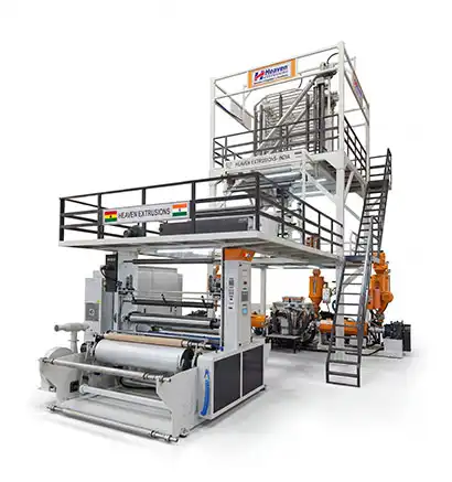 Multilayer Blown Film Extrusion Line | Heaven Extrusions